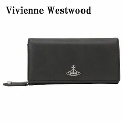 ヴィヴィアン ウエストウッド Vivienne Westwood バイオグリーン サフィアーノ フラップ 長財布 レディース ブラック