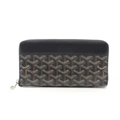 ゴヤール GOYARD ラウンド長財布 マティニョンGM MATIG2GMLTY09CL09P ブラック PVCコーティングキャンバス レザー マティニョンGM レディース Used Aのサムネイル