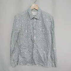 ◇ ⊇ URBAN RESEARCH アーバンリサーチ 水玉ドット 長袖 ポロシャツ サイズM グリーン レディース E  【1409100022063】