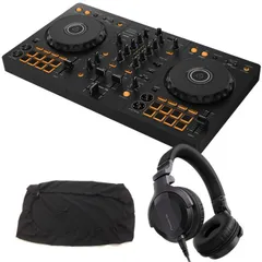 DDJ-FLX4 DJコントローラー Sony ヘッドホン付き DDJ-FLX4 - マルチアプリ対応2ch DJコントローラー (Black)