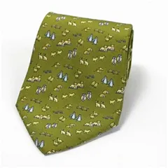 サルバトーレフェラガモ シルク ネクタイ 中古 Aランク Salvatore