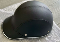 ヘルメット 自転車 帽子型 未使用 切り替え PUレザー レディース メンズ 大人用 おしゃれ つば付き