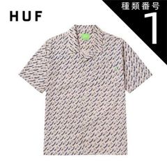 種類1：NATURAL/M HUF ハフ 開襟シャツ [ BU00158 ] BREAKER S/S WOVEN TOP ウーブンシャツ 半袖シャツ リゾートシャツ [220625]