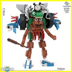 Tung Tung Tung Sahur 툰툰툰 사푸르 레고 호환 블록 장난감 교육 장난감 크리스마스 어린이 선물 LEGO 선물 Itarian Brainrot 이탈리아 브레인 밈 밈 tslb032