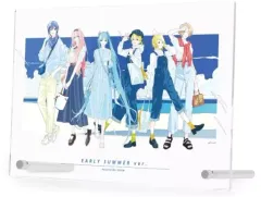 【中古】アクリルスタンド・アクリルパネル 集合 初夏のお出かけver. Art by かとうれい 描き下ろしイラスト A5アクリルパネル 「ピアプロキャラクターズ」