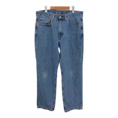 Levi's リーバイス 550 デニムパンツ ブルー (メンズ W34 L30) 中古 古着 S1191