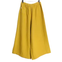 ❤️超美品【SOU・SOU】麻100 広形もんぺ 金茶 女F 広形もんぺ - SOU・SOU netshop （ソウソウ） - 『新しい日本