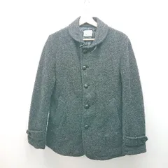 ■ 厚手 アウター 冬物　シンプル 無地 長袖 コート 表記なし ブラック レディース E  【1310300014379】