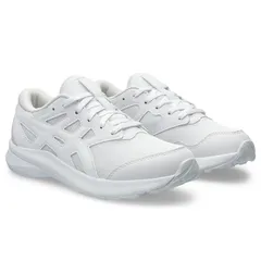 子供用 小学生 通学 紐タイプ アシックス キッズ レーザービーム ジュニアスニーカー JJ 1154A175 ホワイト ASICS KIDS LAZERBEAM JJ WHITE/WHITE