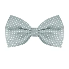 Allegra K ワンタッチ蝶ネクタイ 水玉模様 大人 蝶ネクタイ フォーマル パーティー 卒業 ビジネス グレー One Size