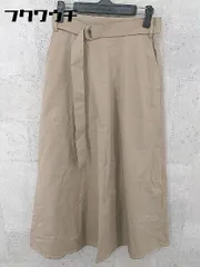 ◇ ◎ JOURNAL STANDARD relume ウエストベルト付き ロング フレア スカート サイズF ブラウン系 レディース 【中古】 【1002802079894】