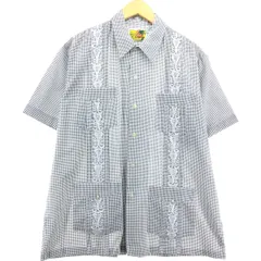 ♦︎ vintage 古着 キューバシャツ メキシカンシャツ 花柄 刺繍 楽天市場】【中古】花の刺繍 キューバシャツ レディース 古着