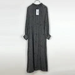 【新品タグ付】 emur ロペピクニック アートフラワー柄シャーリングワンピース