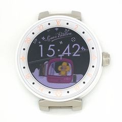 ルイヴィトン LOUISVUITTON タンブールホライゾンV2 ホワイトセラミック QA080Z スマートウォッチ★本体のみ★