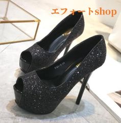 14cm/12cm/10cm ハイヒール キャバ パンプス 歩きやすい キャバクラ 靴 キャバパンプス 厚底サンダル レディース キラキラ パンプス キラキ
