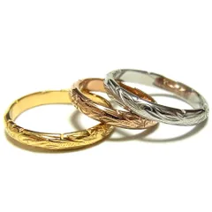 数量限定 ハワイアンジュエリー 指輪 リング スクロール サージカル ステンレス