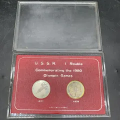 1980年モスクワオリンピック記念硬貨セット モスクワオリンピック記念硬貨セット