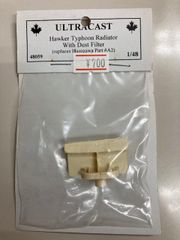 ウルトラキャスト UC48059 ホーカー タイフーン ラジエーター w/ ダストフィルター 1/48レジンパーツ