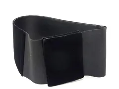 ■極美品■ GIORGIO ARMANI ジョルジオアルマーニ ベロア 幅広 コルセットベルト 表記サイズ 40 レディース ブラック系 FD2728のサムネイル