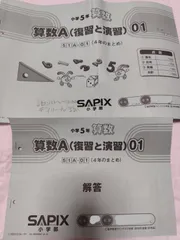 2023-2024 サピックス5年生（一年分） 理社テキストセット