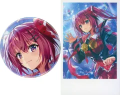 【中古】グッズセット 天ヶ瀬むゆ 缶バッジ＆チェキ風カード 「バーチャルYouTuber にじさんじ 天ヶ瀬むゆ 誕生日2024」
