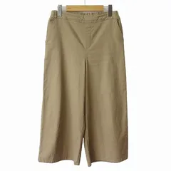エディーバウアー EDDIE BAUER FLANDERS LINEN フランダース パンツ ワイド ガウチョ リネン コットンリネン PS 茶のサムネイル