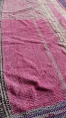 アンティーク ダーラムキルト 超大判リバーシブル シャビーシック