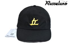 新品 Russeluno x Punk Drunkers 丘キャンパーズ ベースボールキャップ OKA-22105 ブラック ラッセルノゴルフ パンク
