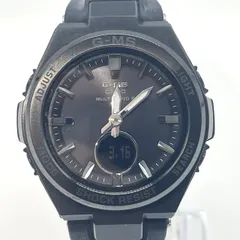 CASIO カシオ Baby-G ベビージー G-MS MGS-W200G 腕時計 ソーラー アナデジ ブラック 稼働品 中古 005517