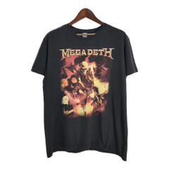 Pacific MEGADETH メガデス 半袖Ｔシャツ バンド ブラック(メンズ XL)中古 古着 U2237