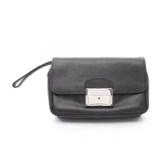 ブルガリ BVLGARI セカンドバッグ クラッチバッグ ブラック レザー セカンドバッグ メンズ Used Bのサムネイル