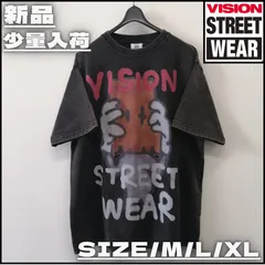 【新作】【VISION STREET WEAR✖guernika／ビジョンストリート✖ゲルニカ・ANONYMOUSE Tシャツ（ブラック）】ストリートファッション コラボ 半袖 ユニセックス オーバーサイズ M L XL 新品 少量入荷 5505030