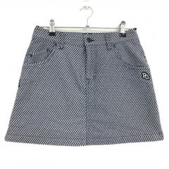 美品】デサントゴルフ ストレッチスカート ライトグリーン