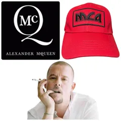 F82 McQ アレキサンダー マックイーン ベースボールキャップ 激レア 美品 Alexander McQueen アレキサンダー・マックイーン ロゴ キャップ