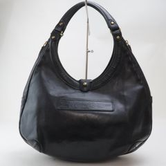 2404-44 フェリージ 9333 ハンドバッグ サークルバッグ Felisi レザー製 ブラック