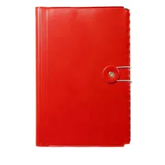 【新着商品】【四六・上製兼用】多機能ダイアリー＆ブックカバー[マトッテ MT-03 レッド]厚み調整・簡単セット・留め具・カード＆付箋ポケット・ペンホルダ 0