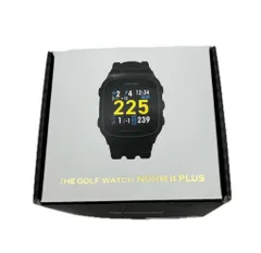 【未使用品】ノルムIIプラスみらいりんぞうバージョン みらいりんぞうオリジナル ゴルフウォッチ ノルム2 ブラック