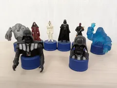 ペプシ　スターウォーズ 　ボトルキャップ　7個　希少・レトロ　コレクション　フィギュア