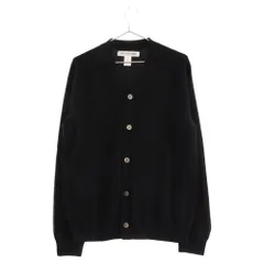 COMME des GARCONS SHIRT (コムデギャルソンシャツ) FULLY FASHIONED KNIT CARDIGAN V-NECK ニットカーディガン Vネックセーター ブラック FZ-N105のサムネイル
