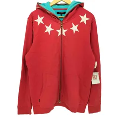 トミー TOMMY 星柄 フルジップパーカー メンズ import：XL 