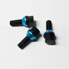 RAYS フォーミュラボルト M12 P1.5 首下28mm 60°テーパー座 ブラック 3本