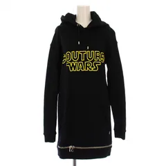モスキーノ MOSCHINO COUTURE WARS パーカー スウェット トレーナー プルオーバー 長袖 フロントプリント I 38 黒 /BMのサムネイル