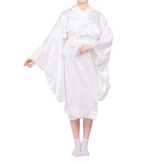 ［mi・mimiri］長襦袢 洗える 襦袢 振袖 二尺袖 半襟付き レディース