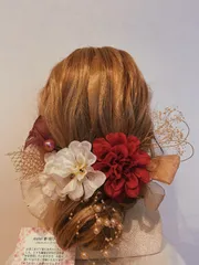 成人式　卒業式　結婚式　前撮り　髪飾り　ヘッドドレス