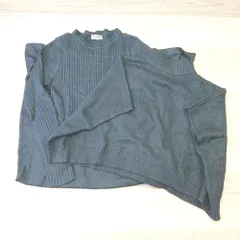 ◇ Bab バブ ロング丈 セーター ハイネック ニットワンピース ベスト サイズ38 ブラック レディース E  【1405140031683】