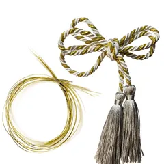 水引 ヘッドパーツ 成人式 振袖 ゴールド 着物 シルバー 卒業式 組紐 七五三 2点セット 浴衣 和装髪飾りセット 袴 [WEJUB] 結婚式