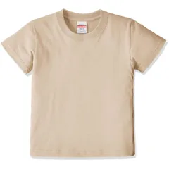 [ユナイテッドアスレ] 5.6オンス ハイクオリティー Tシャツ 500102 [キッズ] 053 ライトベージュ 140
