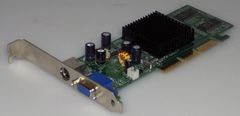 빈티지 - EVGA Nvidia e-Gece MX4000 64mb DDR AGP S-VIDEO VGA 비디오 카드