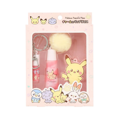 粧美堂　ポケピース　ポケモン　ピンク　　リップグロス チャーム付き　いちごの香り　PK43617