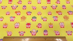 星のカービィ、生地幅110cm×長さ100cm、イエロー